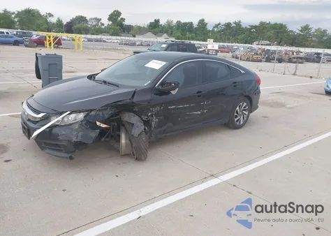 2017 Honda Civic Ex from USA, damaged, VIN 2HGFC2F72HH506116